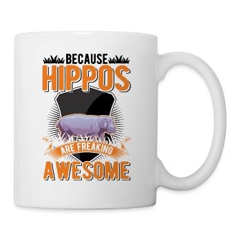 Hippo Gift Hippo Hippo Hippo - Mug - white - Right