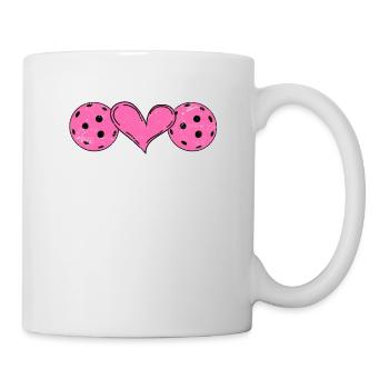 Live Love Pickleball Funny Pickleball Player Women - Mug - white - Right