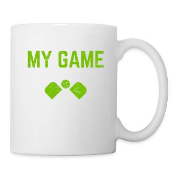 Left My Game In The Car Today Funny Pickleball Pla - Mug - white - Right