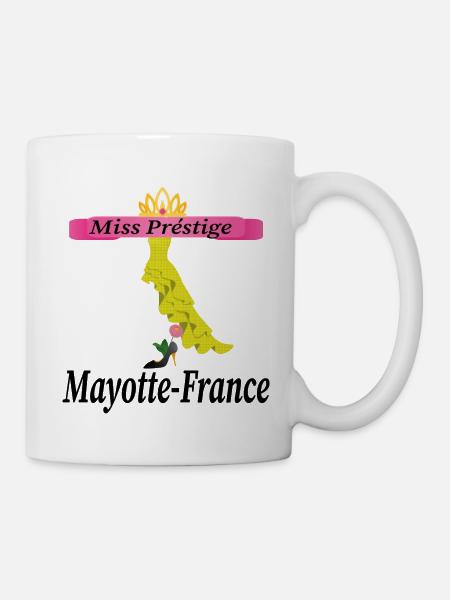 miss prestige France Mayotte - Mug blanc - blanc