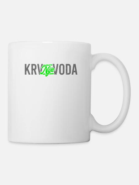 Balkan - Jugo Spruch - krv nije voda- fun - Balkan - Tasse - Weiß