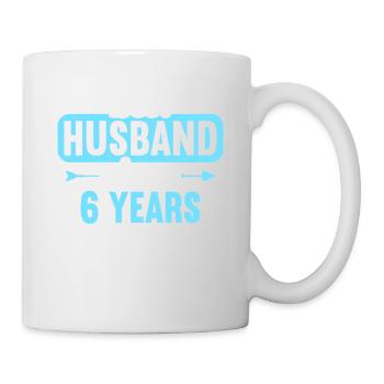 Best Husband Since 6 Years 6th Wedding Day - Tasse - Weiß - Rechts