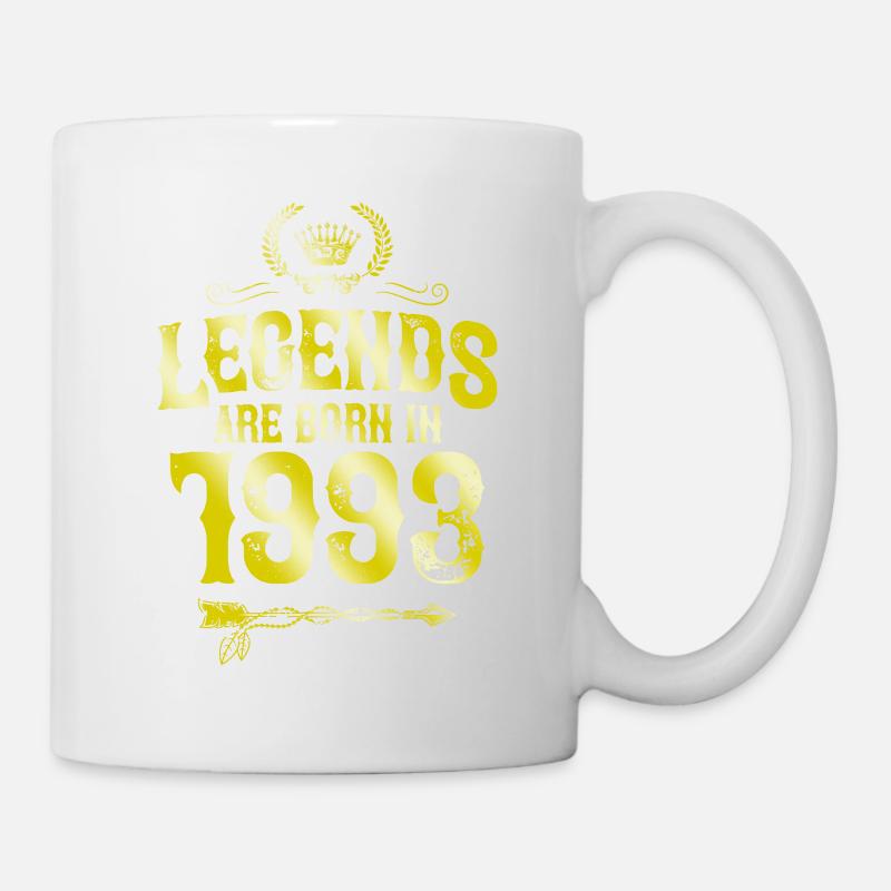 1993 legends born in - Tasse - Weiß
