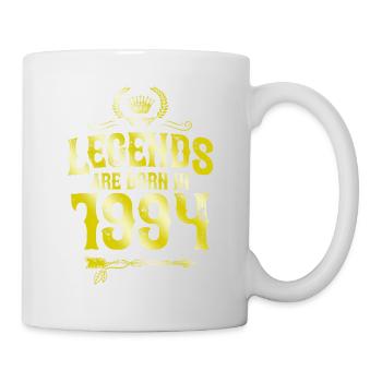 1994 legends born in - Tasse - Weiß - Rechts