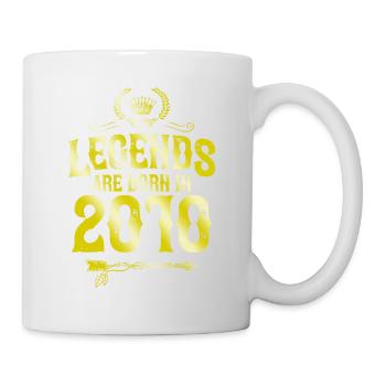 Légendes 2010 nées en - Mug blanc - blanc - Droite