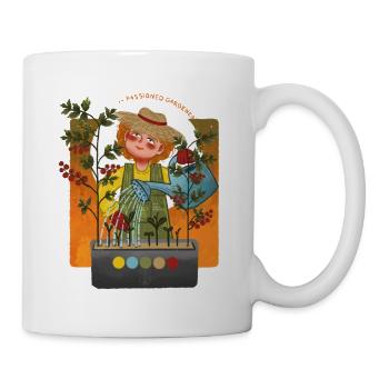Hobby Gärtner :D - Tasse - Weiß - Rechts