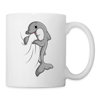Dauphin - Mug blanc - blanc - Droite