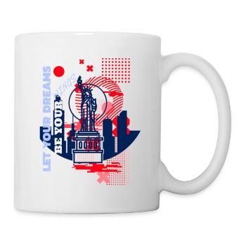 American Dream - Tasse - Weiß - Rechts