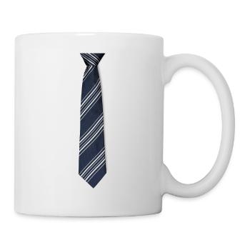 T-shirt avec imprimé cravate - Mug blanc - blanc - Droite