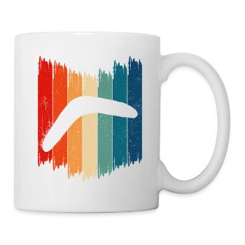 Vintage Boomerang Rétro Boomerang - Mug blanc - blanc - Droite