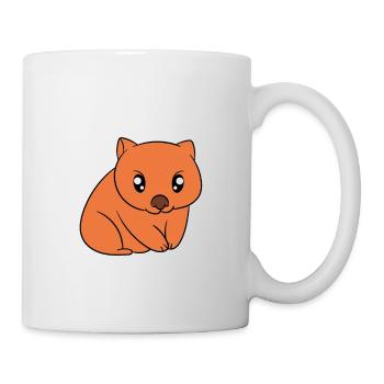 Je préfère être avec mon wombat - Mug blanc - blanc - Droite