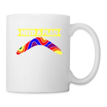 Juste un boomerang - Mug blanc - blanc - Droite