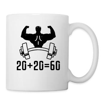 Gym Deadlifts Workout love - ma déroute de fitness de passe-temps - Mug blanc - blanc - Droite