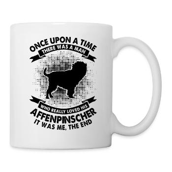 Il était une fois - Affenpinscher - Mug blanc - blanc - Droite