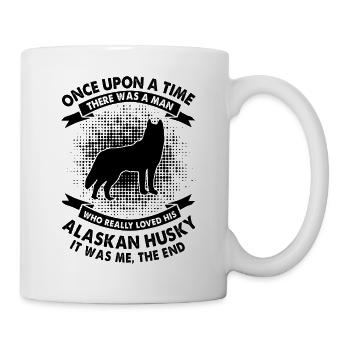 Il était une fois - Alaskan Husky - Mug blanc - blanc - Droite