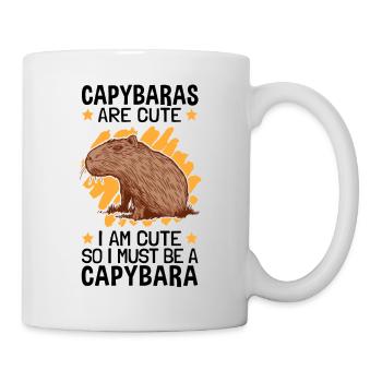 Je suis un Capybara capybara - Mug blanc - blanc - Droite