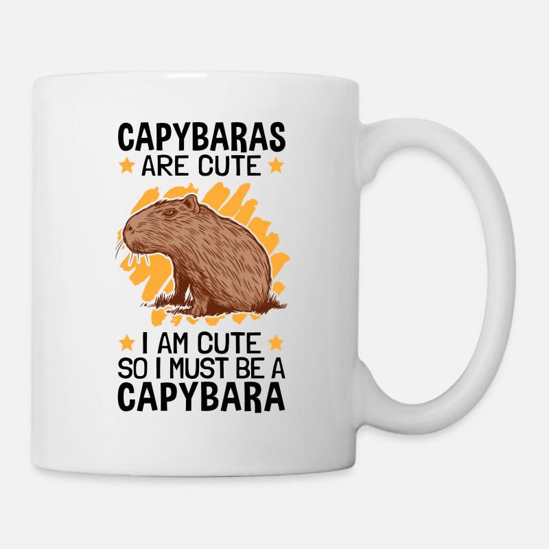 Ich bin ein Capybara Wasserschwein - Tasse - Weiß
