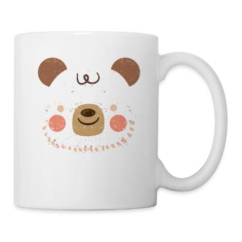 Halloween Bear Face Costume Animals Cute - Mug - white - Right