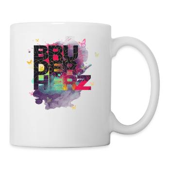 Bruderherz Bester Bruder der Welt Geschenkidee - Tasse - Weiß - Rechts