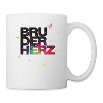 Bruderherz Bester Bruder der Welt Geschenkidee - Tasse - Weiß - Rechts