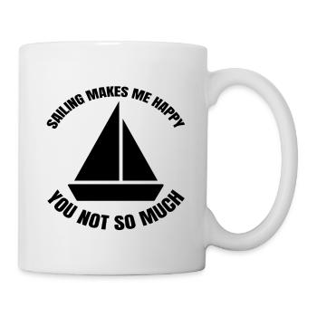 Sailing Ship Captain Sailor Sail Boat Sailing Sport - Mug - white - Right