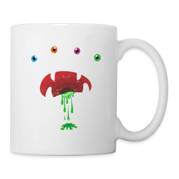 Halloween Monster Face Costume Cute Toddler - Mug - white - Right