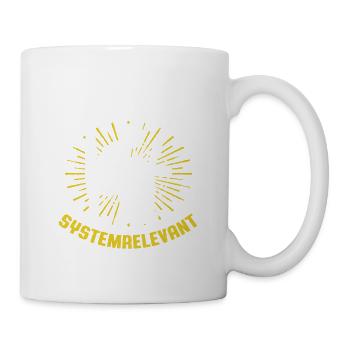 Keine Zeit Ich Bin Systemrelevant Programmierer - Tasse - Weiß - Rechts