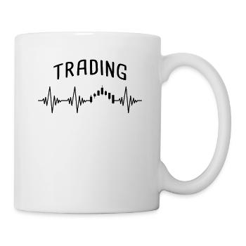 trading Herzschlag - Tasse - Weiß - Rechts