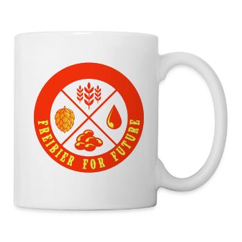 Beer Drinker Free Beer For Future - Mug - white - Right