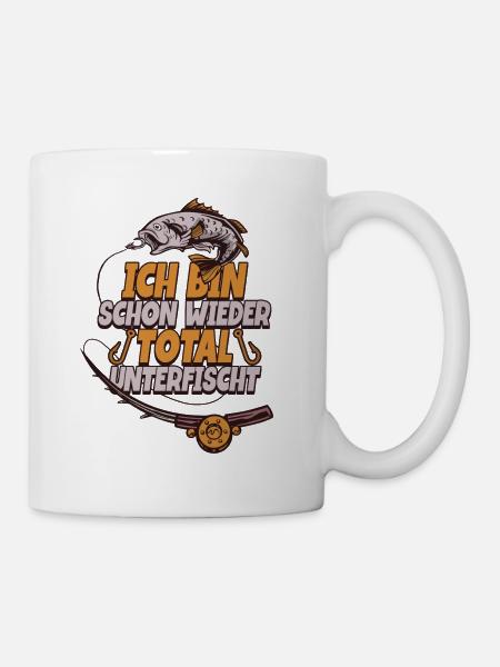 Angeln Angler - Tasse - Weiß