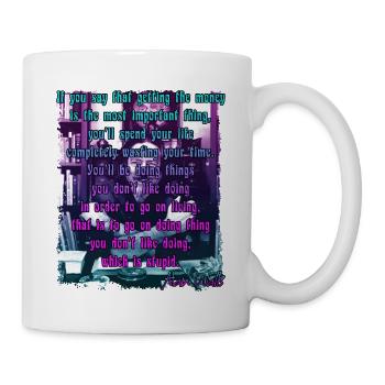 Eastern Philosophy Quotes Zen Buddhism - Mug - white - Right