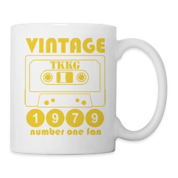 TKKG 1979 Number One Fan Vintage Kassette - Tasse - Weiß - Rechts