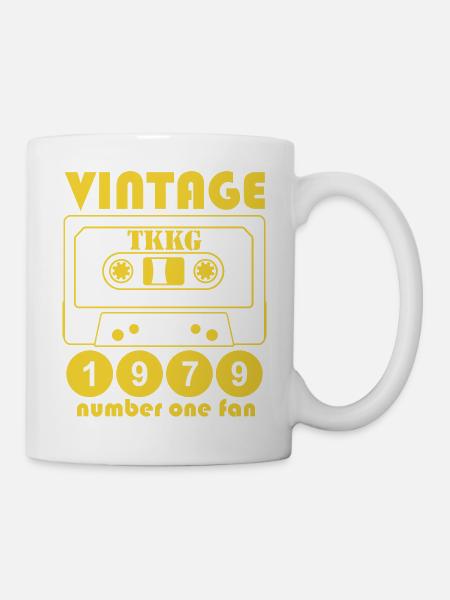 TKKG 1979 Number One Fan Vintage Kassette - Tasse - Weiß