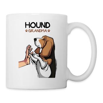 Basset Hound Grandma Dogs - Mug - white - Right