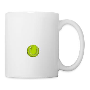 Cadeaux de joueur de tennis L’amour fait mal au tennis drôle - Mug blanc - blanc - Droite