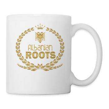 Golden Albanian Roots - Tasse - Weiß - Rechts