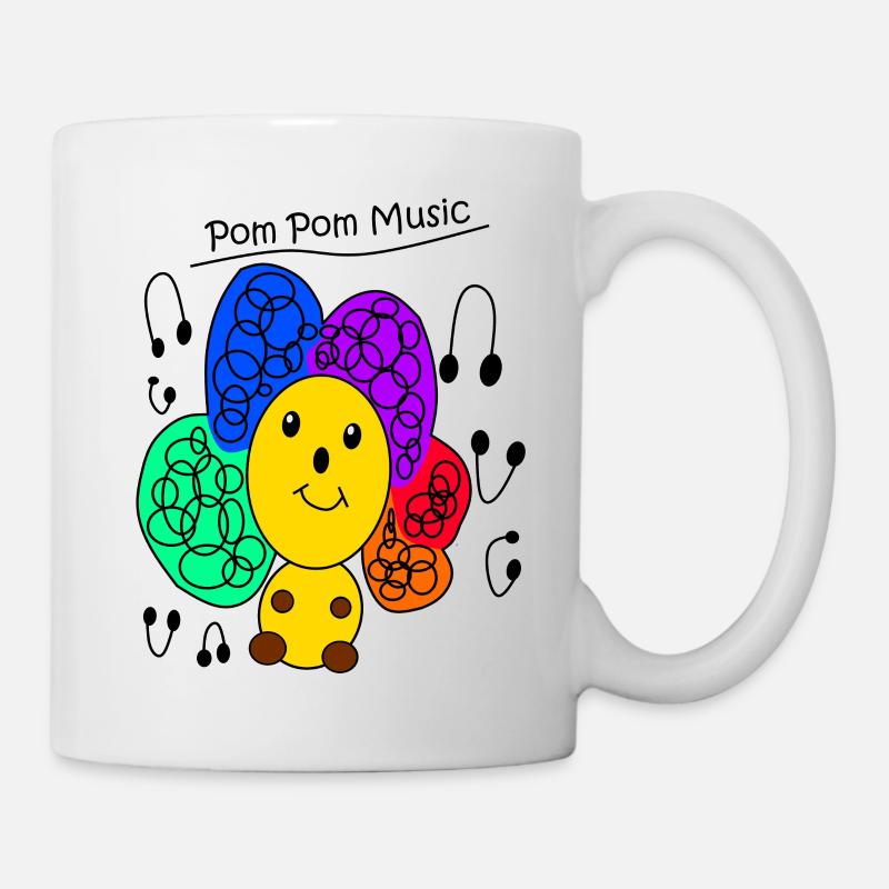 PomPom - Tasse - Weiß