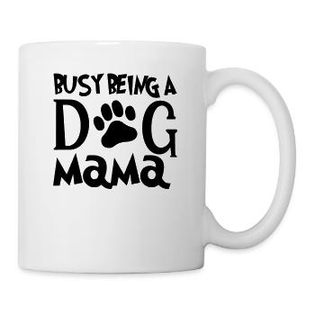 Employée comme mère de chien - Mug blanc - blanc - Droite