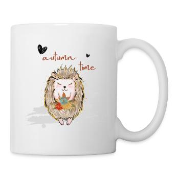 Leaf Autumn Tree Orange Fall Leaves Season - Mug - white - Right