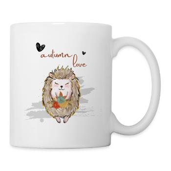 Leaf Autumn Tree Orange Fall Leaves Season - Mug - white - Right
