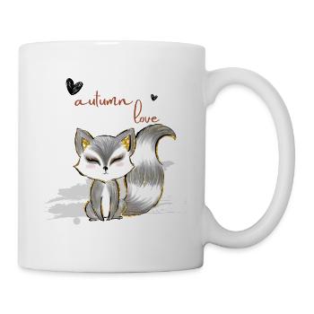 Sweet Dear Fashionable Autumn -Foxes are waiting for 2022 - Mug - white - Right