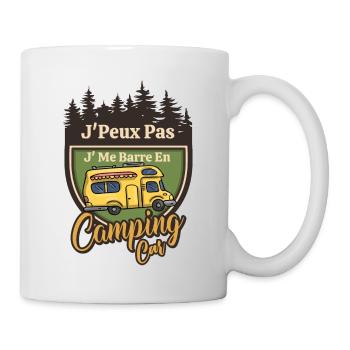 Je Peux Pas Je Me Barre En Camping Car - Mug blanc - blanc - Droite
