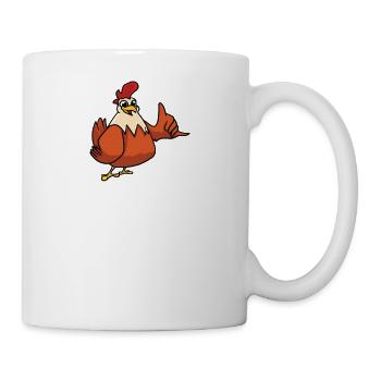 J’aime vraiment les poulets - Mug blanc - blanc - Droite