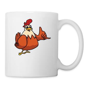Oui, je suis un père de poulet - Mug blanc - blanc - Droite