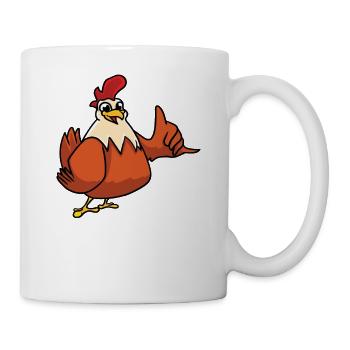 Oui, je suis une maman de poulet - Mug blanc - blanc - Droite