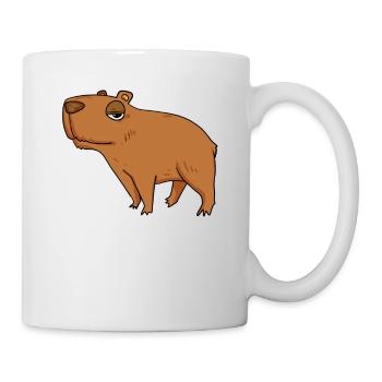 Capybara Wasserschwein - Mug blanc - blanc - Droite