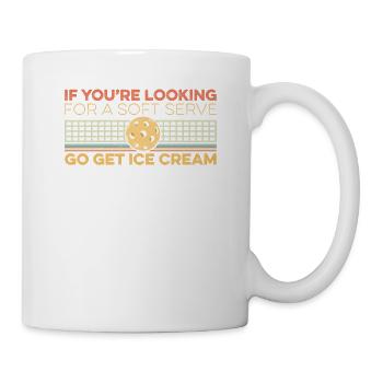 à la recherche d’un service doux Funny Pickleball Sports - Mug blanc - blanc - Droite
