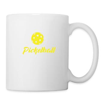Pickleball Spieler Paddleball Lover Humor Coach Wortspiel - Tasse - Weiß - Rechts