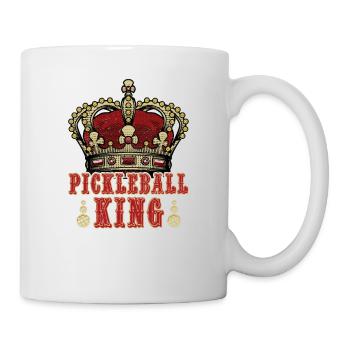 Pickleball King Pickleball Joueur De Paddleball Entraîneur - Mug blanc - blanc - Droite