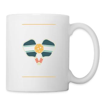 Jouer au pickleball améliore memory Dink Coach Pun - Mug blanc - blanc - Droite